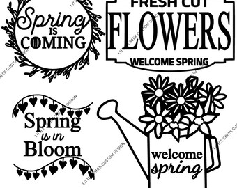 Spring Sign svg png, Sign svg png, Spring svg png, Floral Sign svg png, Farmhouse Sign svg png, Country Sign svg png, Farm Sign svg png