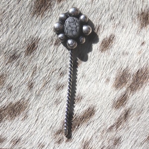 Cowboy Hat Pin – Western Hat Pick Handmade Silversmith Jewelry Cowboy Hat Accessory Rustic Western Gift Cowboy Toothpick Western Jewelry