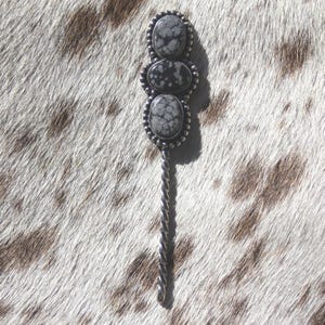 Cowboy Hat Pin – Western Hat Pick Handmade Silversmith Jewelry Cowboy Hat Accessory Rustic Western Gift Cowboy Toothpick Western Jewelry