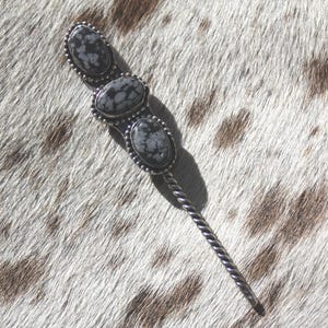Cowboy Hat Pin – Western Hat Pick Handmade Silversmith Jewelry Cowboy Hat Accessory Rustic Western Gift Cowboy Toothpick Western Jewelry