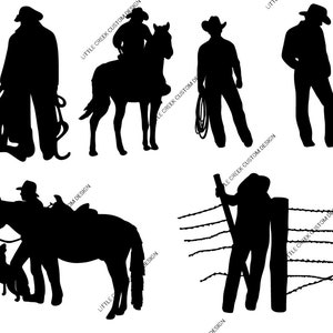 Cowboy SVG PNG, Western svg png, Country svg png, Wild West svg png, Horse svg png, Silhouette svg png, Man svg png, Worker svg png