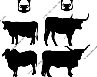 Cow SVG PNG, Bull svg png, Farm svg png, Country svg png, Western svg png, Ranch svg png, Animal svg png, Cattle svg png, Steer svg png