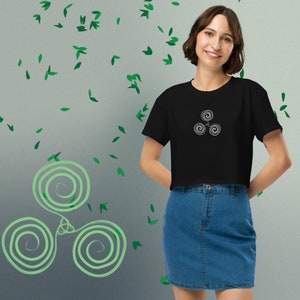 Triskelion Crop Top