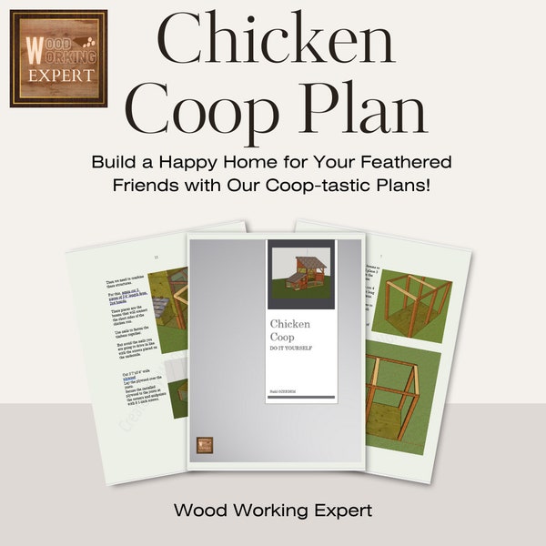 Chicken Coop Plans - DIY Chicken Coop - Instant Download