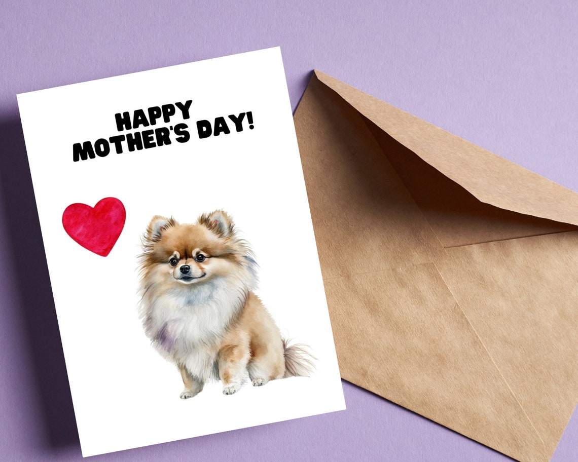 Dog Mothers Day, Dog Mothers Day Card, Mothers Day Card Printable ...
