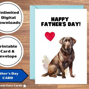 Father&#39;s Day Card, Happy Father&#39;s Day Card, Printable Father&#39;s Day Card, Digital Download, Instant Download PDF, Father&#39;s Day Greeting Card