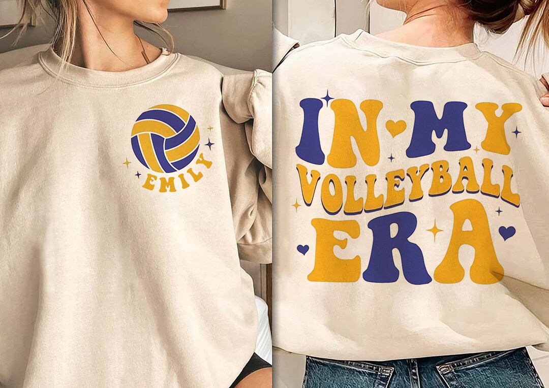 In My Volleyball Era Sweatshirt Volleyball Lover Sweatshirt Etsy UK