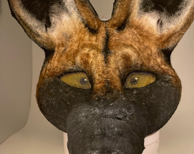 African Wild Dog Therian/quadrobics Mask Etsy