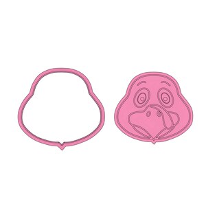 Turkey face cookie cutter and stamp