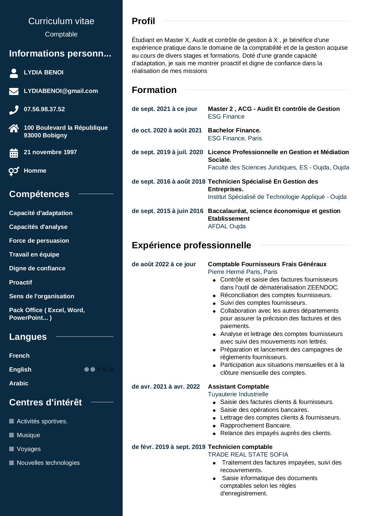Curriculum Vitae, CV, Lettre De Motivation - Etsy