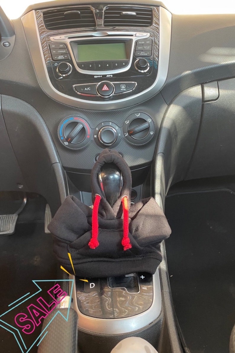 HXOUSE Skull Gear Shift Hoodie - Easy To Put & Remove Shifter Hoodie Zipper Soft Comfortable Fabric Shift Knob Hoodie Fits Car Shifters Enhance Driving Expe