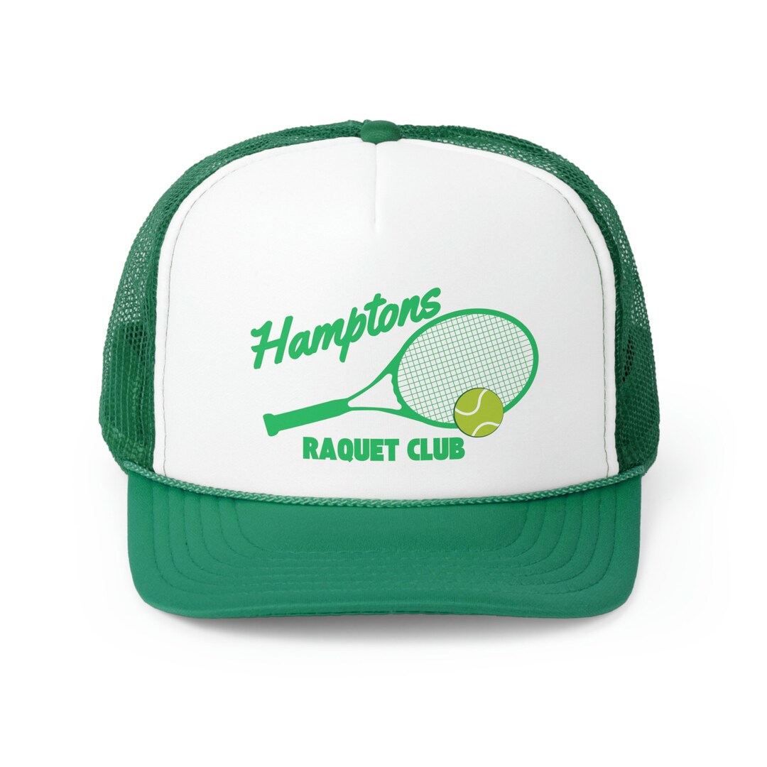 Hamptons Tennis Club Hat Hamptons Racquet Club Trucket Hat Etsy
