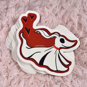Spooky Zero the Dog Sticker