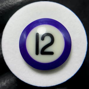 Billiards Ball Cabochon , Pool Ball Cabs, Round Cabochon, 26x6 MM, 20 CTS, Beautiful Cabochon,#17178
