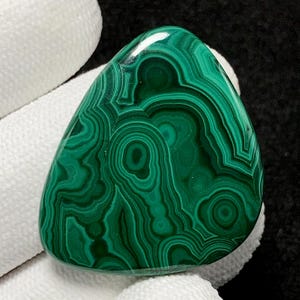 Super River Malachite, Freeform Cabochon, 34x28x4 MM, 41 CTS, Beautiful Cabochon,#17639