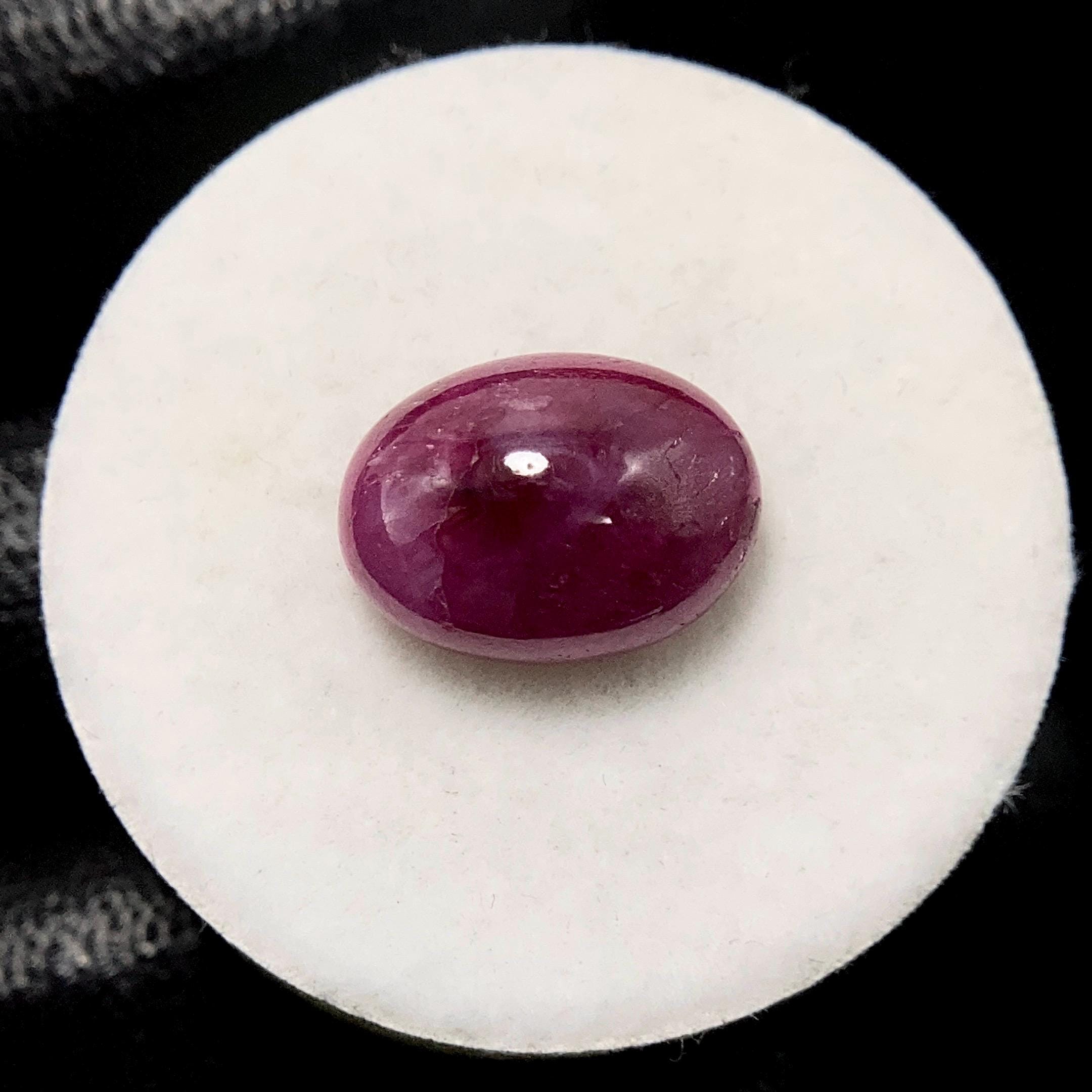 Ruby, Oval Cabochon, 14x10x7 MM, 10 CTS, Beautiful Cabochon,#19274