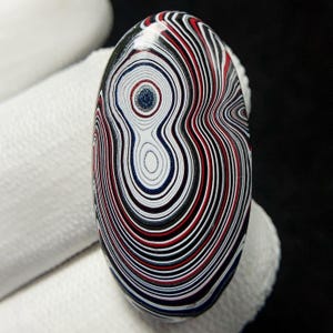 Fordite, cabochon ovale, 31 x 16 x 5 mm, 10 CTS, beau cabochon, n°15603