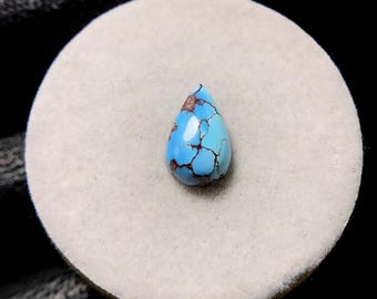 Golden Hill Turquoise, Pear Cabochon, 10x7x4 MM, 2 CTS, Beautiful Cabochon,#17056