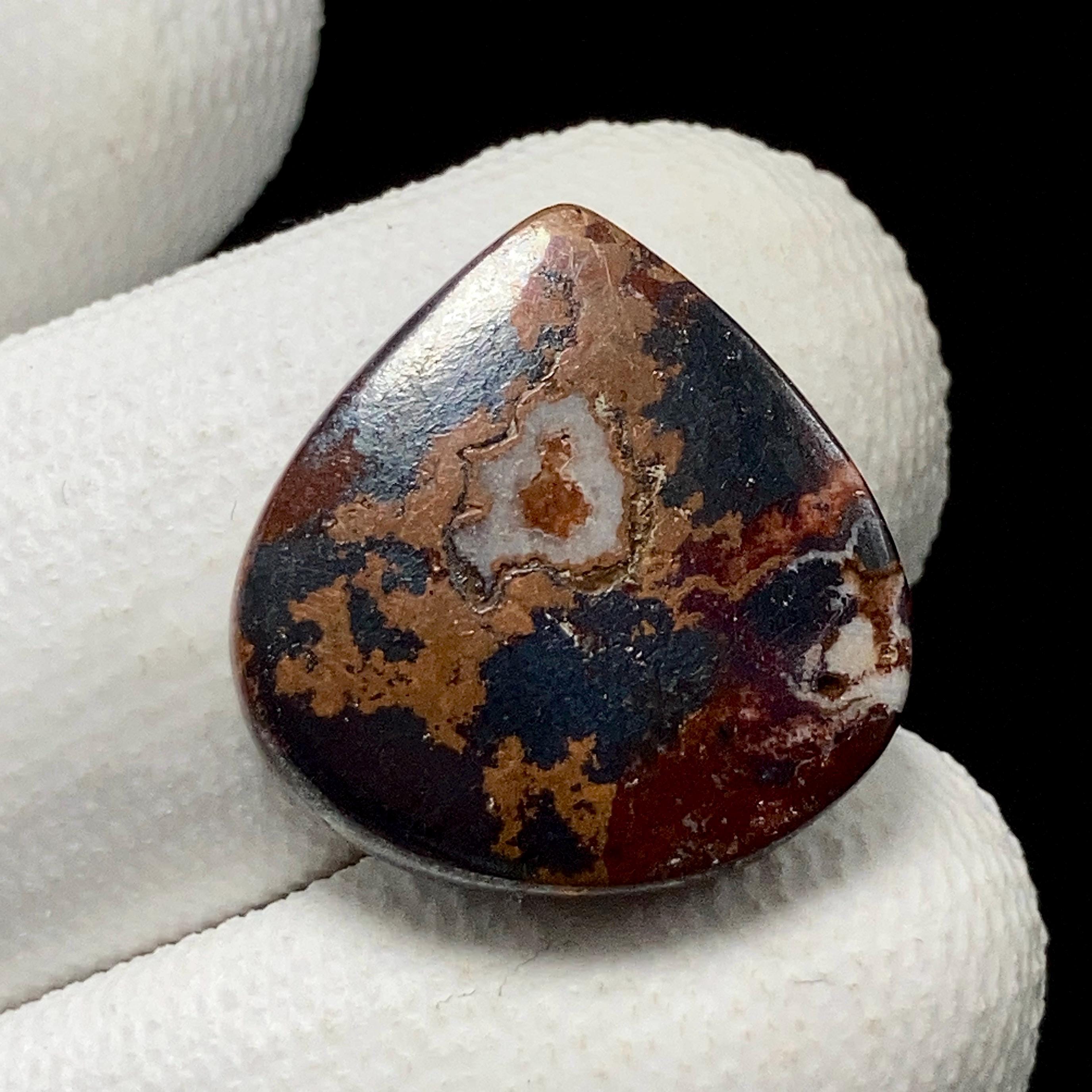 Native Copperstone Native Copper Dolomite Aka Dolostone , Pear Cabochon, 19x18x4 MM, 23 ...