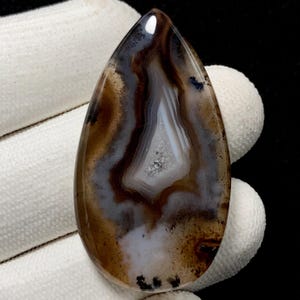 Montana Agate, Pear Cabochon, 44x24x6 MM, 53 CTS, Beautiful Cabochon,#16803