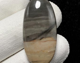 Picasso Jasper, Oval Cabochon, 35x17x6 MM, 28 CTS, Beautiful Cabochon,#16102