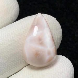 Natural Natrolite, Pear Cabochon, 20x12x6 MM, 9 CTS, Beautiful Cabochon,#12679