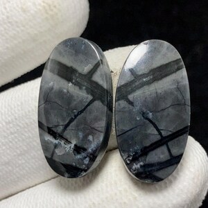 Natural Picasso Jasper, Oval Cabochon, 23x12x4 MM, 25 CTS, Beautiful Cabochon.#6648