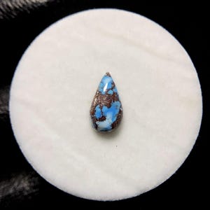 Golden Hill Turquoise, Pear Cabochon, 11x6x3 MM, 2 CTS, Beautiful Cabochon,#17071