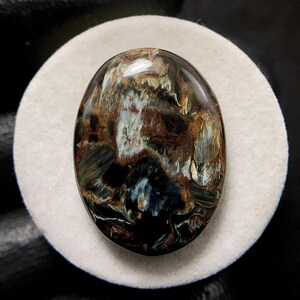 Natural Bio Pietersite, Oval Cabochon, 25x19x5 MM, 22 CTS, Beautiful Cabochon.#16633