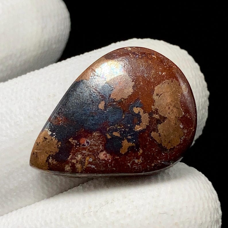 Native Copperstone Native Copper Dolomite Aka Dolostone , Pear Cabochon, 23x17x5 MM, 30 ...