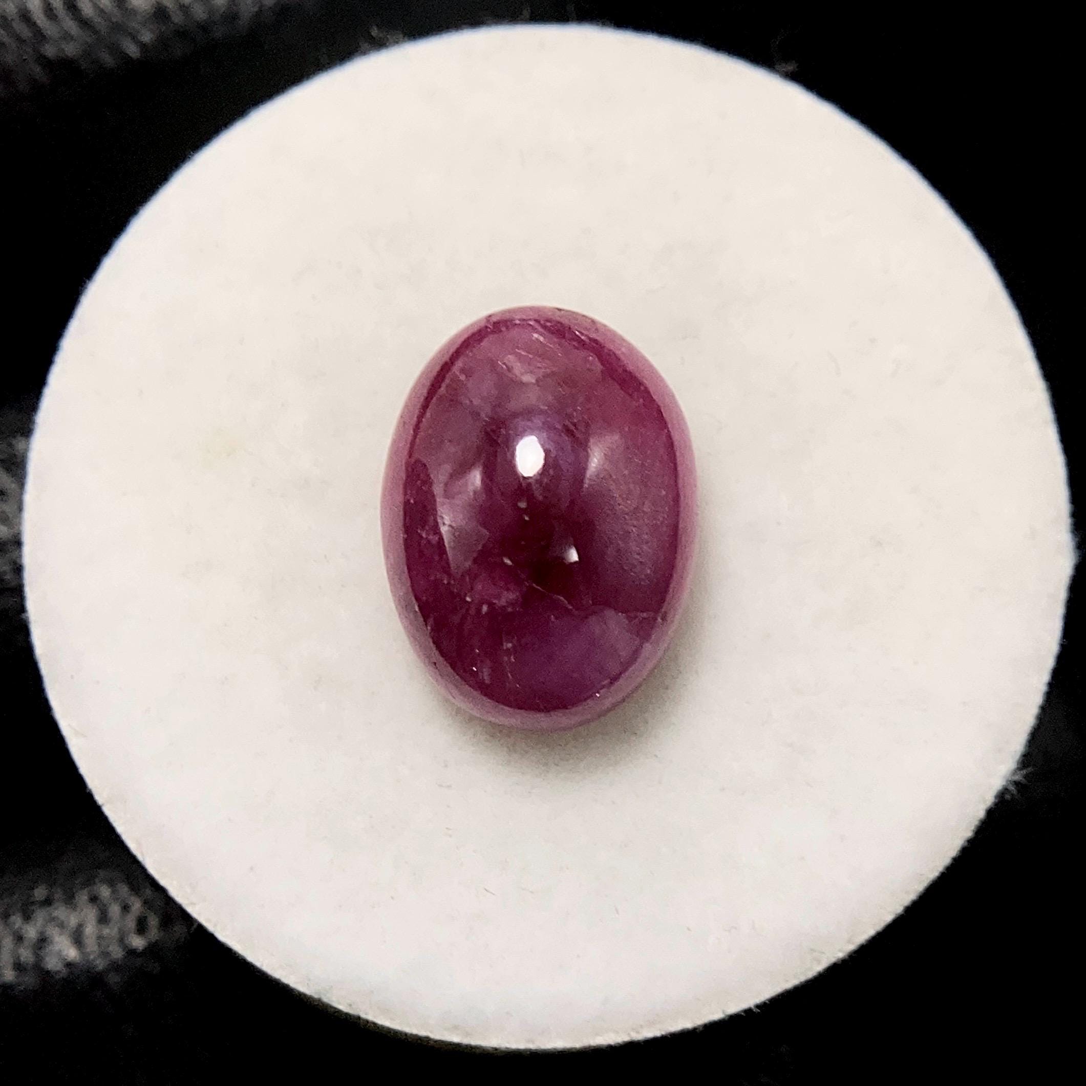 Ruby, Oval Cabochon, 14x10x7 MM, 10 CTS, Beautiful Cabochon,#19274