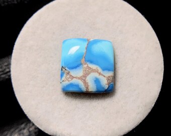 Golden Hill Turquoise, Cushion Cabochon, 12x12x4 MM, 6 CTS, Beautiful Cabochon,#17058