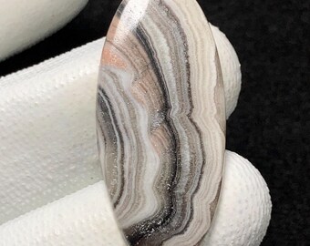 Zebra Calcite, Oval Cabochon, 36x16x6 MM, 14 CTS,Beautiful Cabochon,#13780