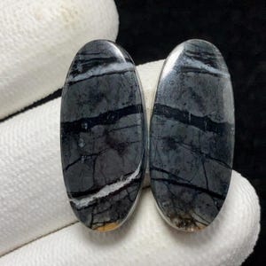 Natural Picasso Jasper, Oval Cabochon, 26x12x4 MM, 29 CTS, Beautiful Cabochon.#6644