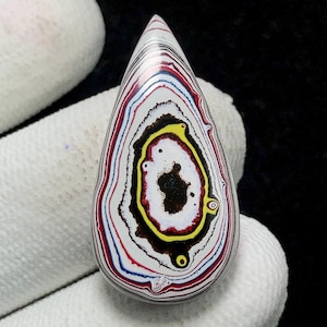 Fordite, Pear Cabochon, 31x16x5 MM, 10 CTS, Beautiful Cabochon,#12143