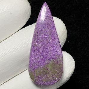 Stichtite, Pear Cabochon, 39x17x5 MM, 23 CTS, Beautiful Cabochon,#7946