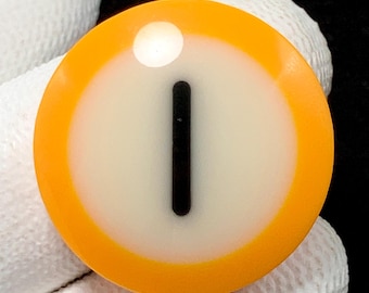 Billiards Ball Cabochon , Pool Ball Cabs, Round Cabochon, 25x6 MM, 19 CTS, Beautiful Cabochon,#20136