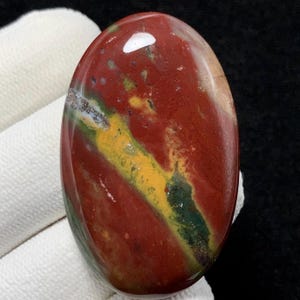 Natural Blood Stone, Oval Cabochon, 45x28x6 MM, 69 CTS, Beautiful Cabochon.#7053