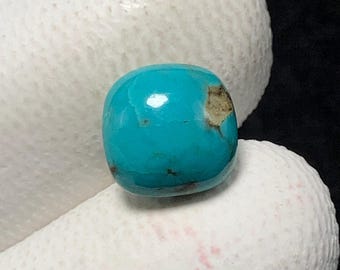 Turchese naturale Ajax Royston, cabochon a cuscino, 9x9x4 MM, 3 CTS, bellissimo cabochon, #13236