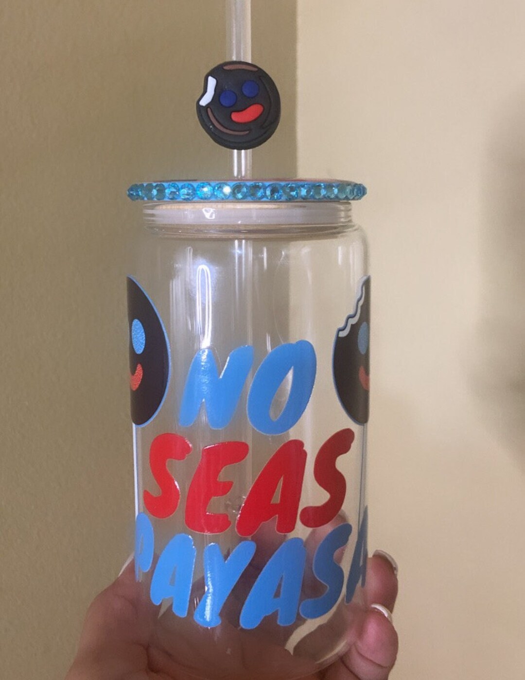 No Seas Payasa Glass Cup, Paleta Payaso, Latina Cup, Mexican Candy ...