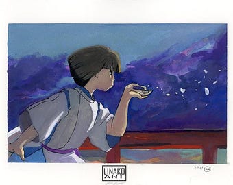 Spirited Away Haku Print