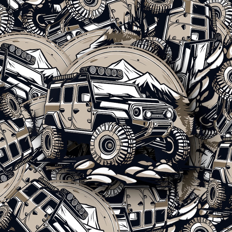 Mountan Range Graphcs Decals Ft Jeep Wrangler Unlmted 4dr Jku JLU