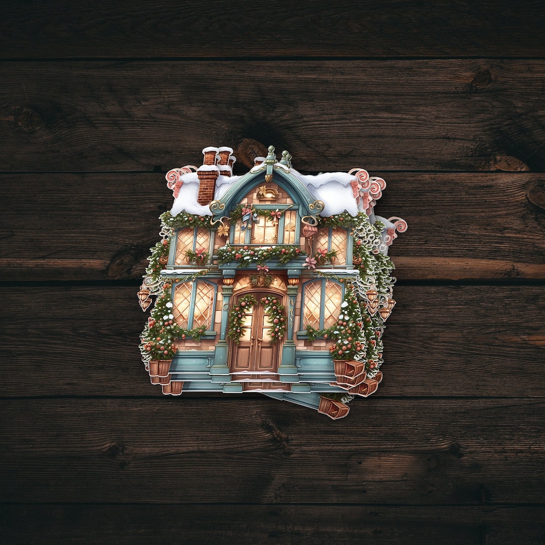 Christmas Storefront Sticker, Sticker for Tumblers, Christmas Store