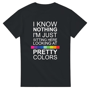 Idles "Pretty Colors" Lyric T-Shirt | Mother Song Tribute | Band Merch Gift | Unisex Cotton Tee image 1