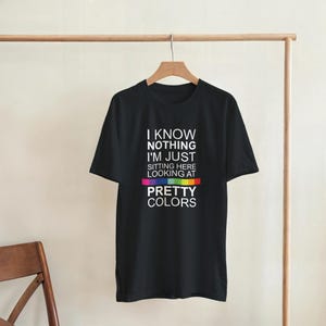 Idles "Pretty Colors" Lyric T-Shirt | Mother Song Tribute | Band Merch Gift | Unisex Cotton Tee image 3