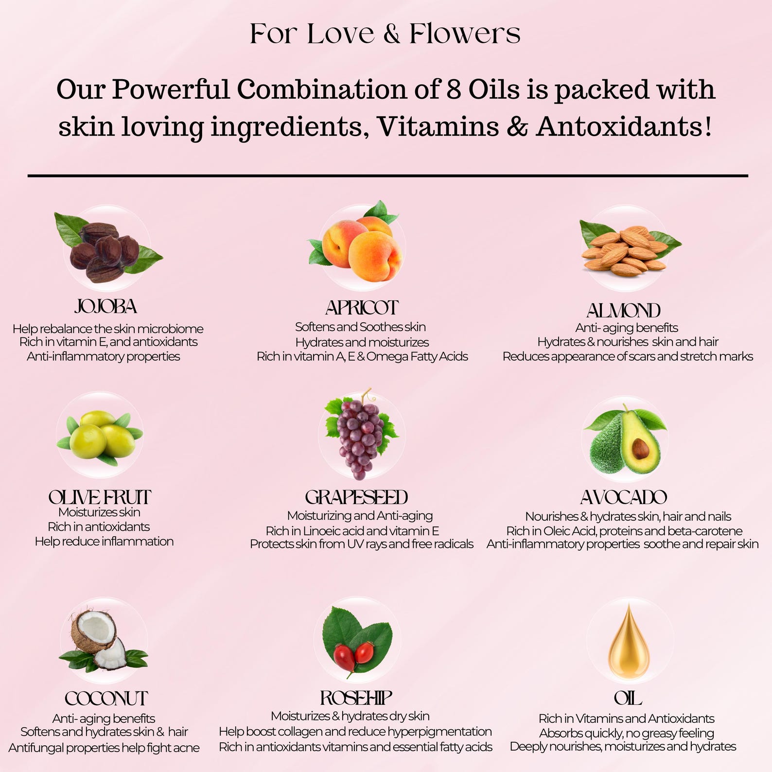 Bare Flower Natural Fragrance Free Body Oil - Best for Sensitive Skin main image 0