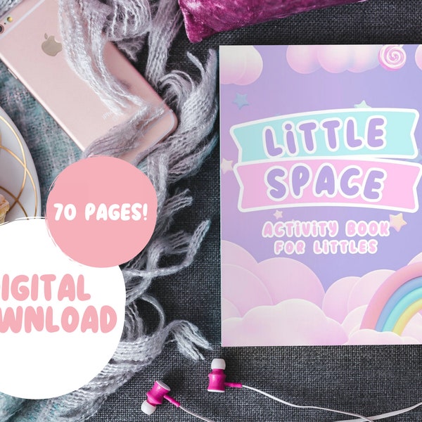 Little Space Activity Book, SWF Agere, Little Space Gear, Agere Gear, Kawaii Little Space