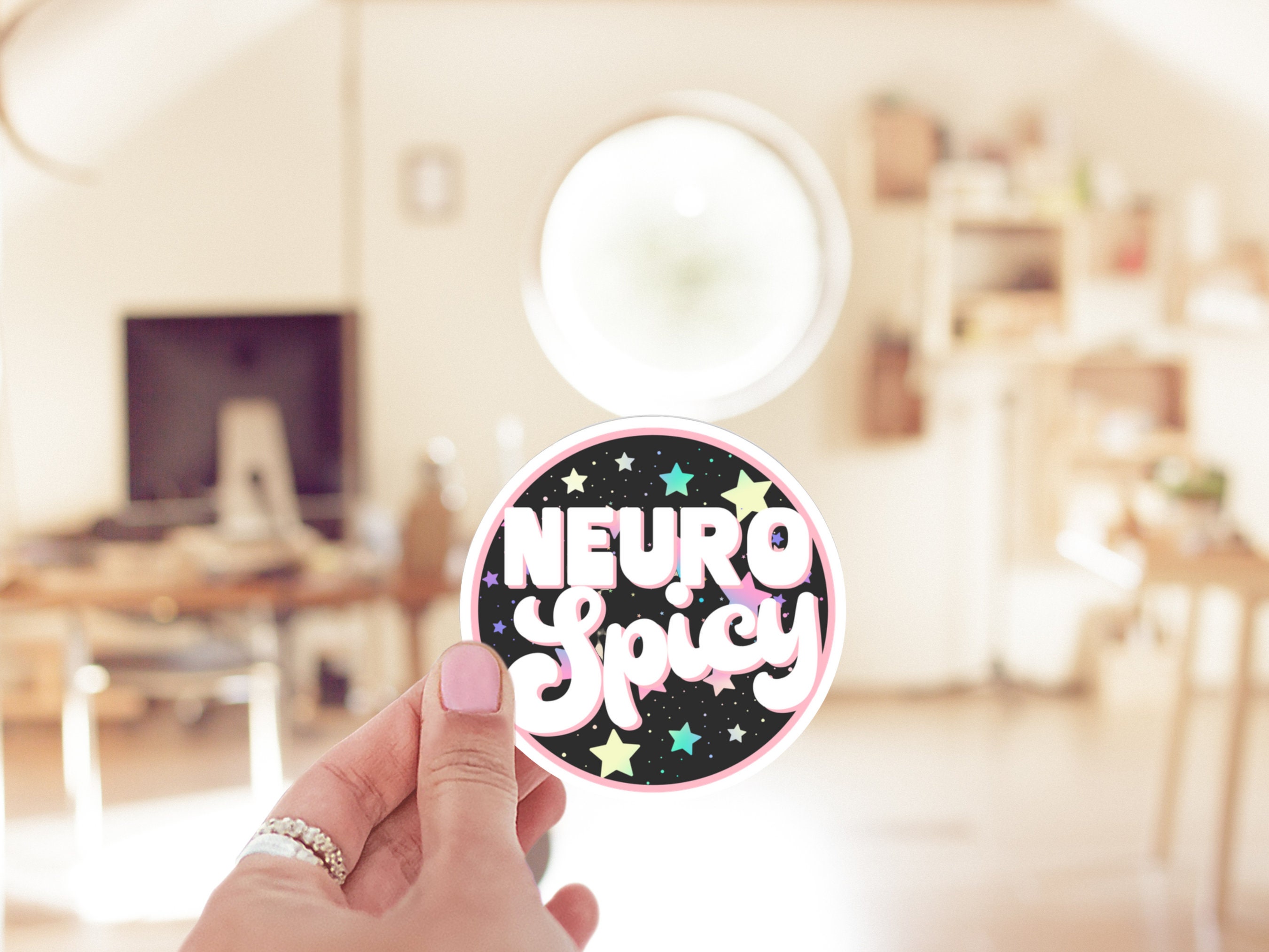ADHD Sticker, Neurospicy Sticker, Psychology Stickers, Anxiety Sticker ...