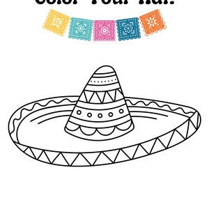 Fiesta or Cinco De Mayo Printable Activity Sheets for Kids - Etsy