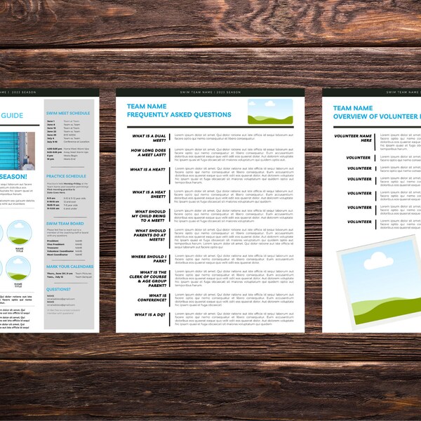 Sports Newsletter Template Etsy Sports Newsletter Template Etsy
